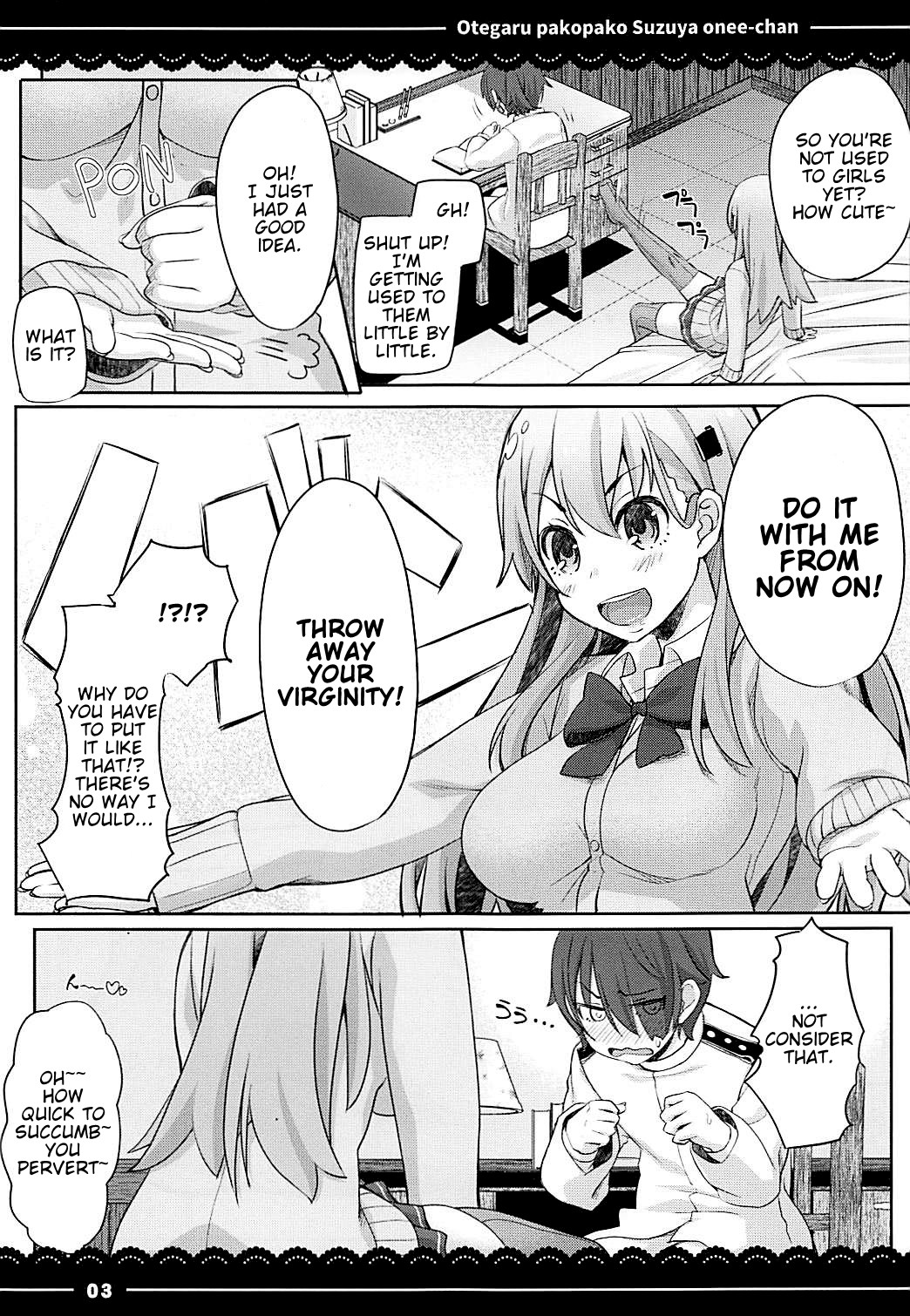 Hentai Manga Comic-Suzuya Onee-chan's Simple Task-Read-4